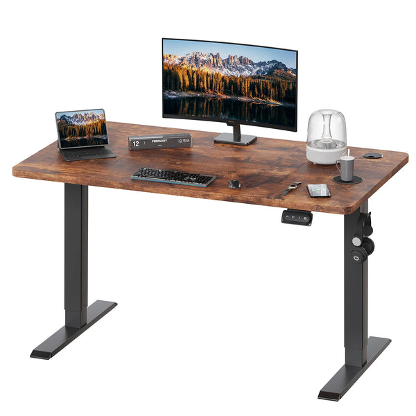 Bureau Assis-Debout Électrique 120×60 cm — Réglage Hauteur Motorisé