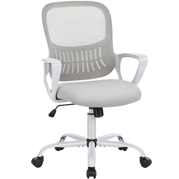 Chaise de Bureau Mesh Ergonomique — Accoudoirs Relevables & Balancement | Roulettes