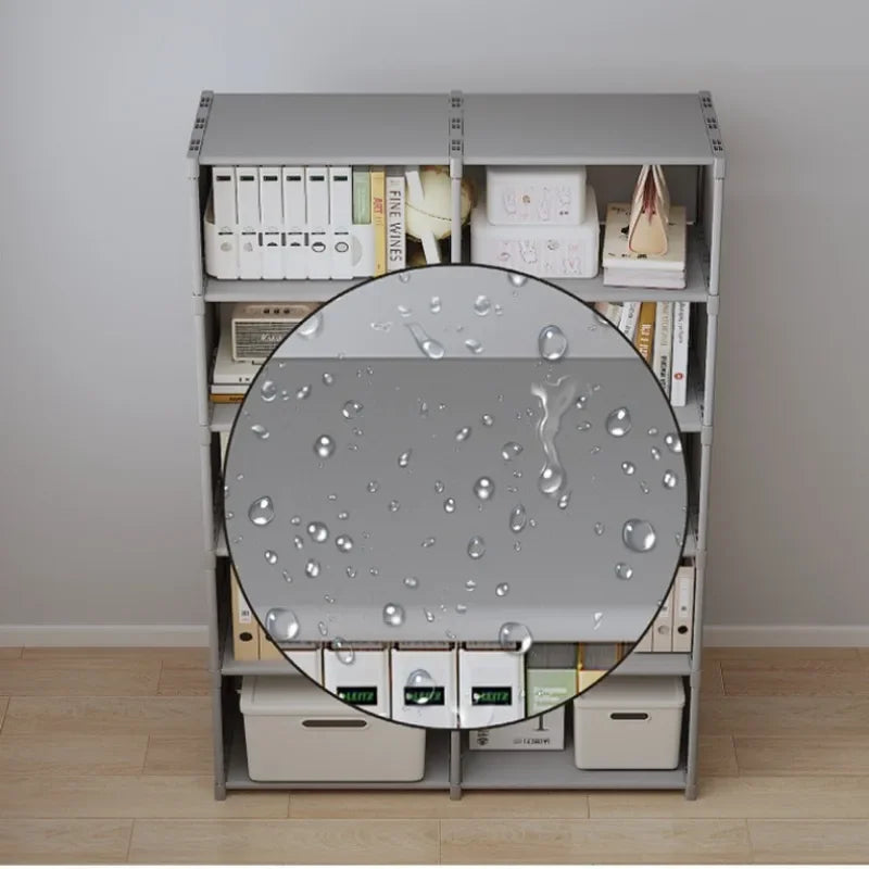 Bibliothèque Modulaire Multi-Étages — Montage Facile | Salon, Bureau & Chambre