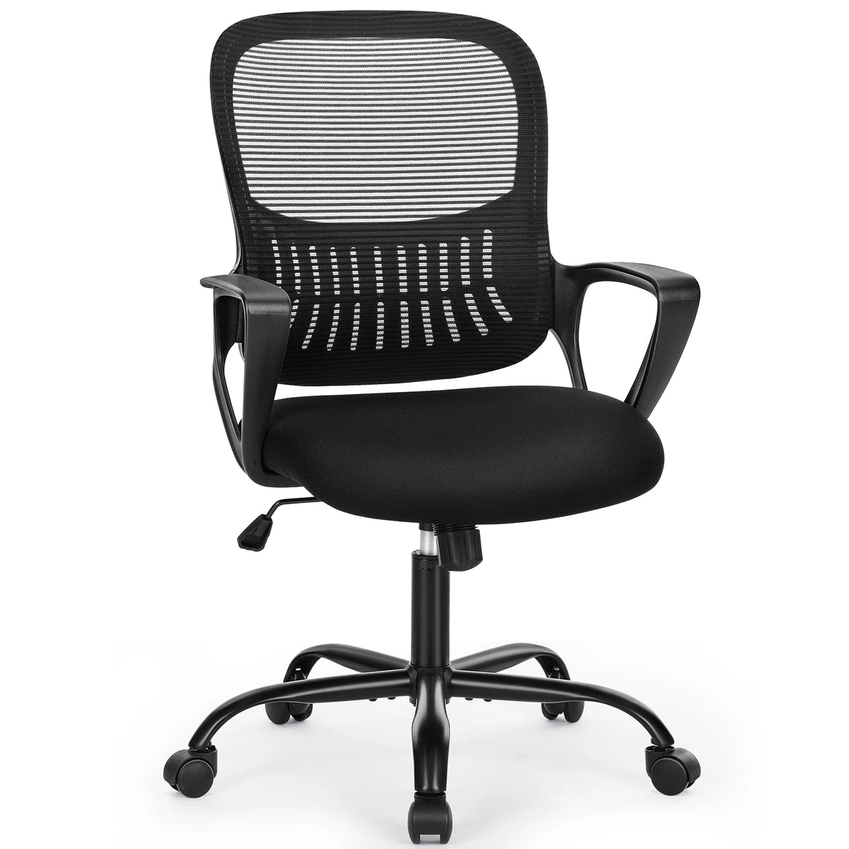 Chaise de Bureau Mesh Ergonomique — Accoudoirs Relevables & Balancement | Roulettes