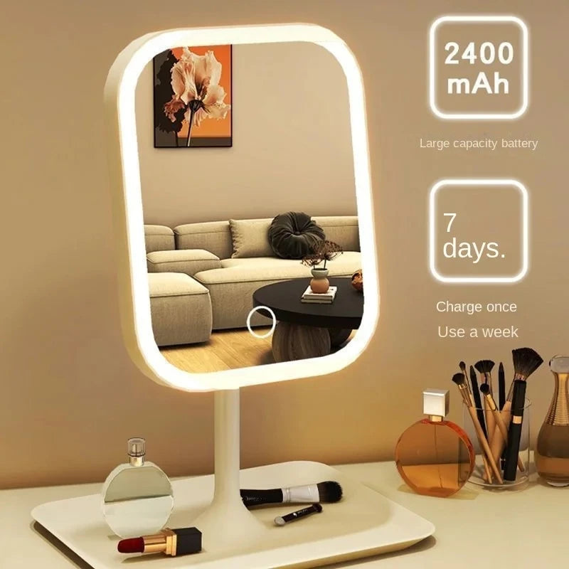 Miroir de Toilette LED 3 Couleurs — Touch Control | Bureau & Chambre
