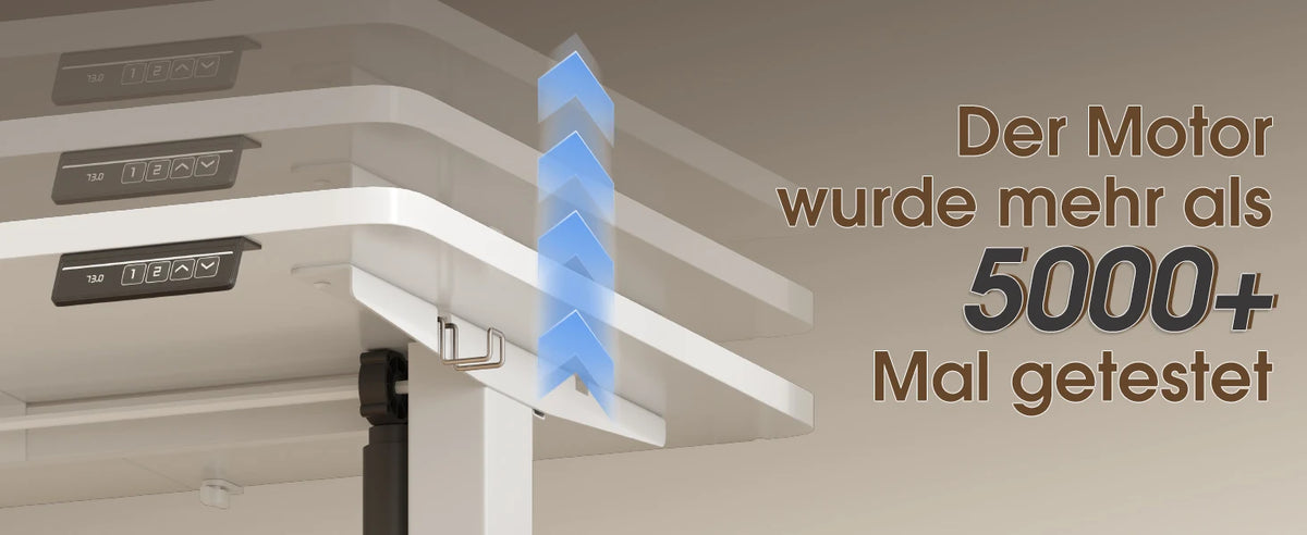 Bureau Assis-Debout Électrique 160×70 cm — Support Écran & Mémoire | Blanc