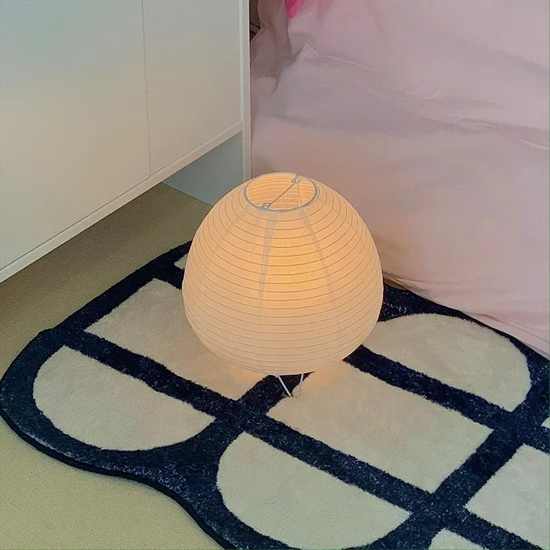 Lampe de Table LED Lanterne Japonaise — Papier Riz | Déco Bureau & Chambre