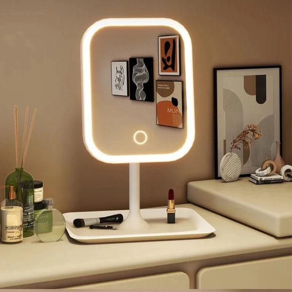 Miroir de Toilette LED 3 Couleurs — Touch Control | Bureau & Chambre