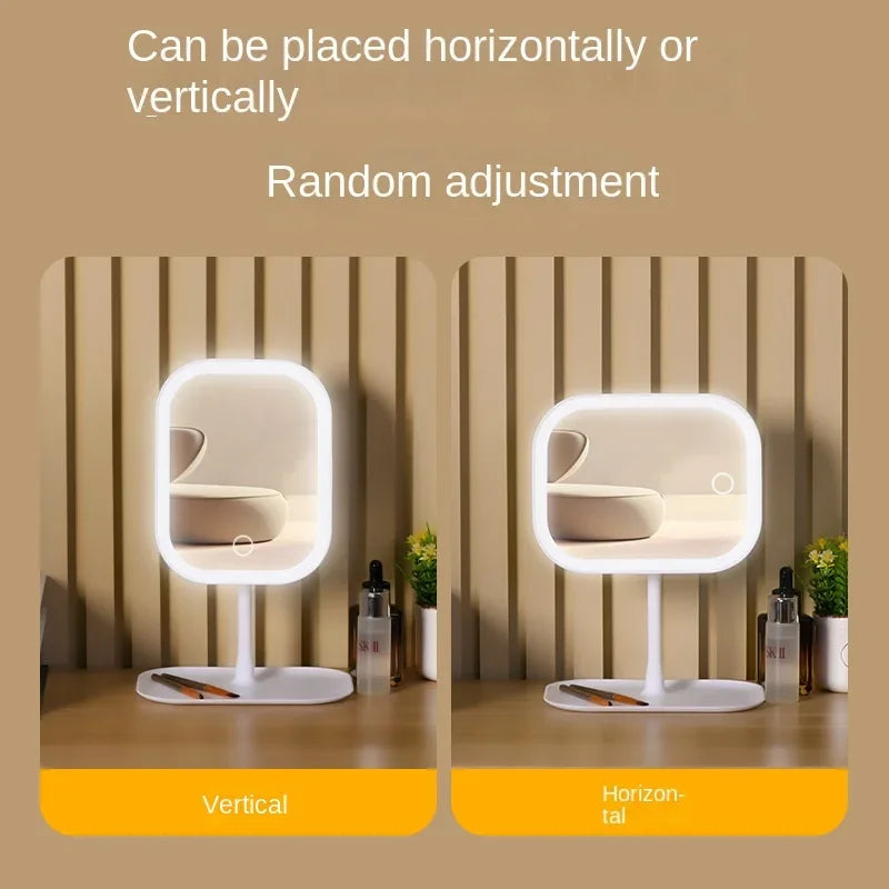 Miroir de Toilette LED 3 Couleurs — Touch Control | Bureau & Chambre
